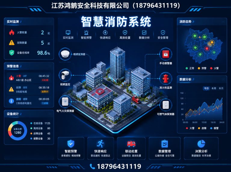 雅安智慧消防系统展示图